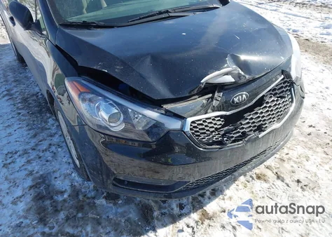 2016 Kia Forte Lx z USA, uszkodzony, nr VIN KNAFK4A66G5445058